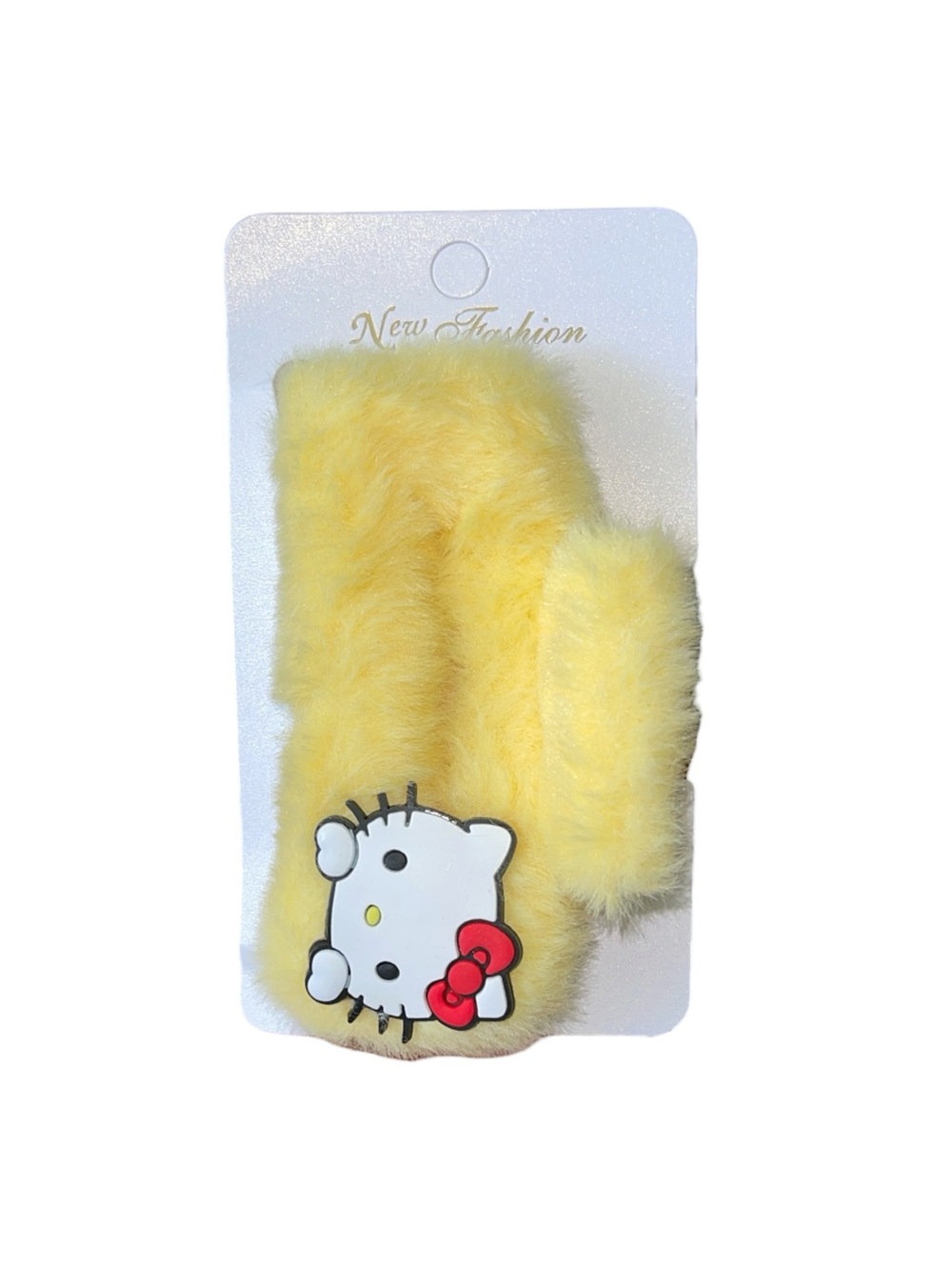 HELLO KITTY 3D FUZZY HAIR CLAW CLIP